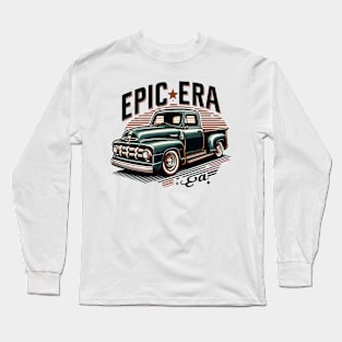 Classic vintage pickup truck, Epic Era Long Sleeve T-Shirt